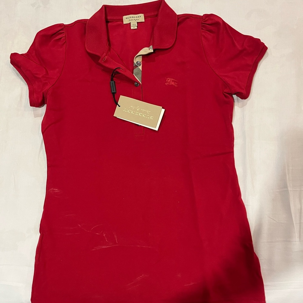 Authentic Burberry womens polo